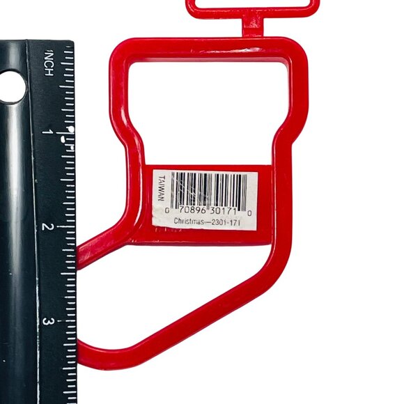 Vintage 1993 Wilton Red Christmas Stocking Cookie Cutter - Picture 5 of 5